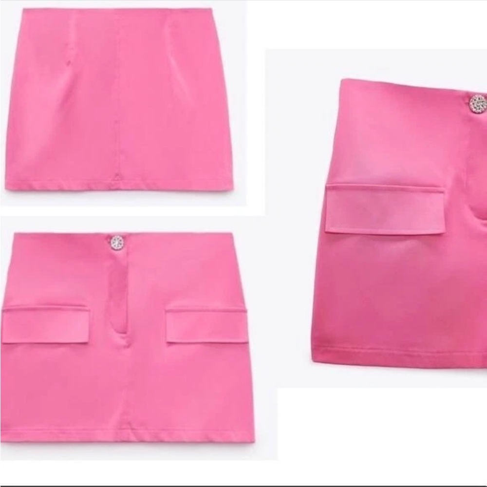 Zara Pink Mini Skirt - Picture 7 of 7
